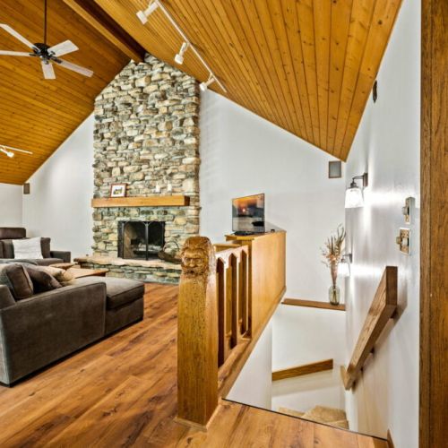 The large stone fireplace in the living area is not available for use during your stay.
