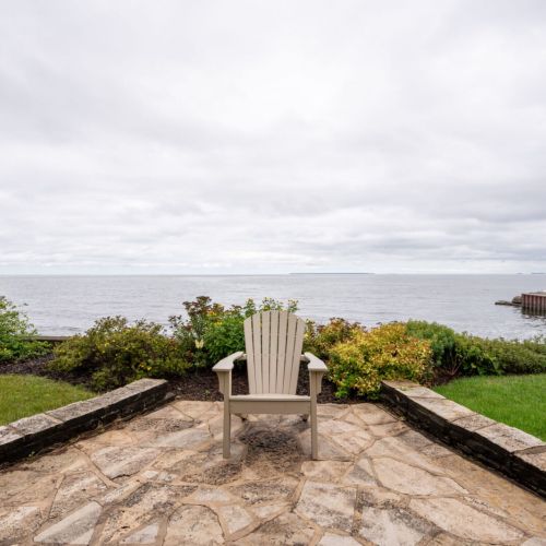 Take in the breathtaking views of the Bay of Green Bay from the comfort of your deck.  Whether it's sipping your morning coffee or watching the sunset, the peaceful water view sets the perfect tone for relaxation