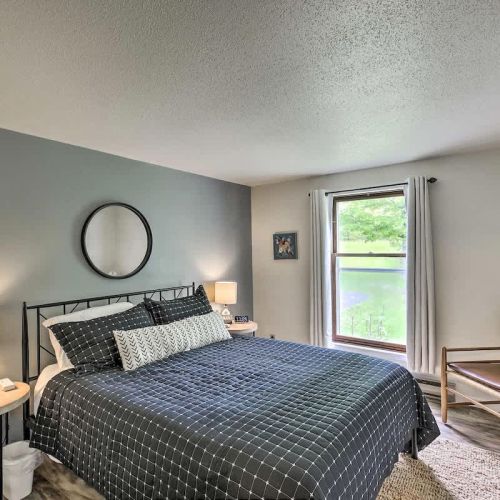 Bedroom #4 features  a comfortable Queen bed in peaceful relaxation.