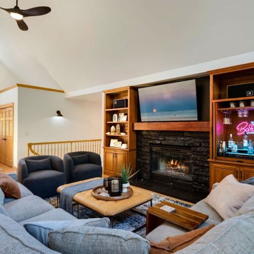 Enjoy a family movie night together on the big screen.