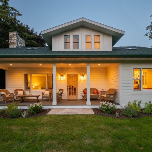 Chicory Hill is a Door County farmhouse with a game room, kids’ outdoor play area, and three ensuites.