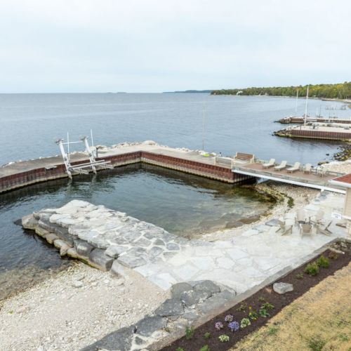 Dock and lake access available for guests.
