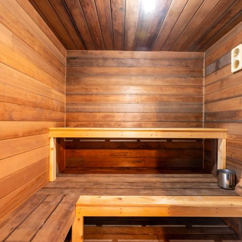 Shared electric-sauna on property.
