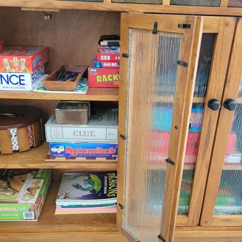 We have lots of board games for the young and the young-at-heart.