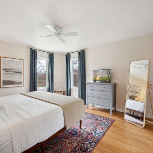 Soft, quality linens and plush bedding make every night feel like a retreat.