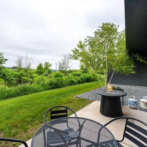 Breathe in the fresh Door County air and soak in serene views with coffee in hand or wine by the fire.