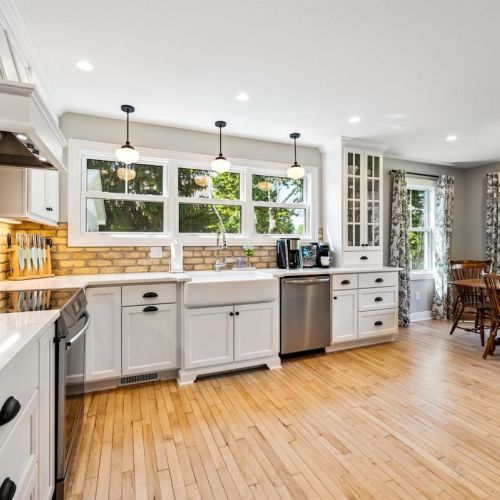 Chicory Hill's kitchen is brand new and fully-equipped.