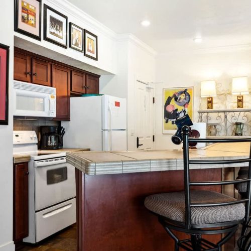 Enjoy an eat-in kitchen, perfectly situated to prepare all of your basic meals and snacks.