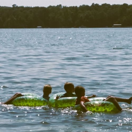 Savoring summer family days on Kangaroo Lake.