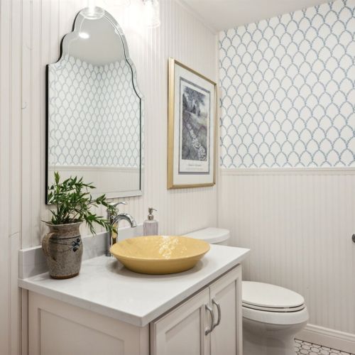 Main floor powder room.