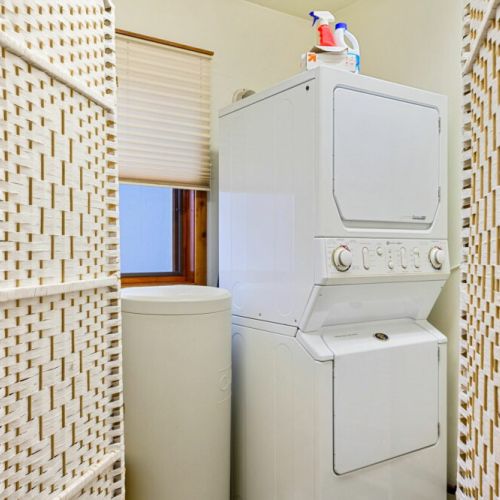 For your convenience, Sandvik House provides a laundry area equipped with a washer and dryer.