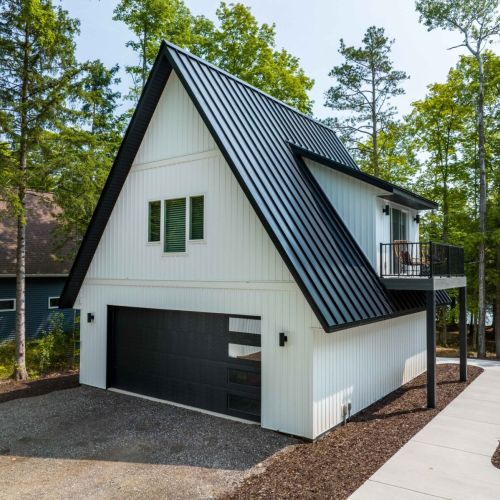 Garage and over-garage guest suite