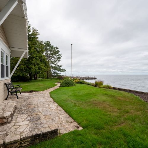 Take in the breathtaking views of the Bay of Green Bay from the comfort of your deck. Whether it's sipping your morning coffee or watching the sunset, the peaceful water view sets the perfect tone for relaxation