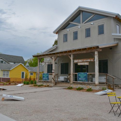 Delicious beer made right in Bailey's Harbor!  The Door County Brewing Co. Tap Room is located a half a block from your front door!