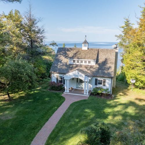 Modern Garrett Bay Cottage with Incredible Waterfront Views, Large Deck and Fire Pit