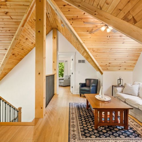 Upstairs, guests will find two additional bedrooms, making the layout ideal for families.