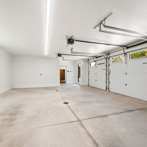 Large 3-car garage is accessible during your stay